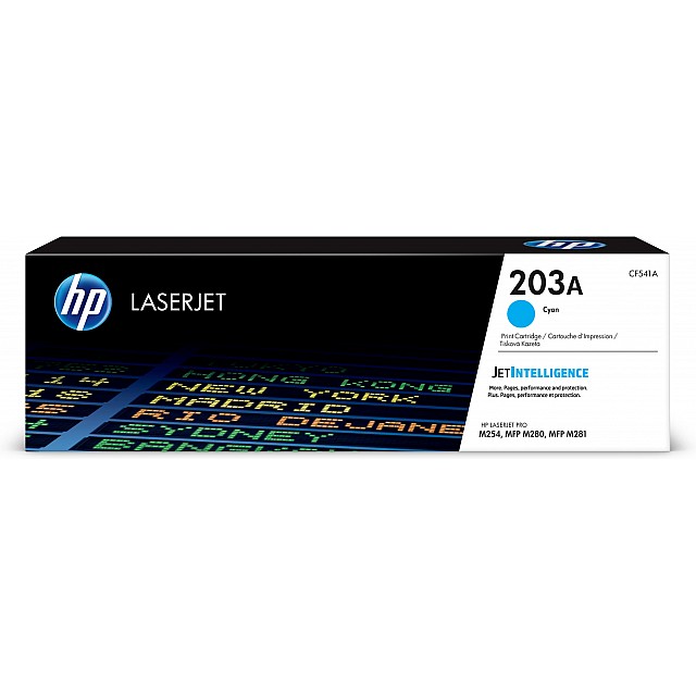 HP 203A Original Cyan LaserJet Toner Cartridge
