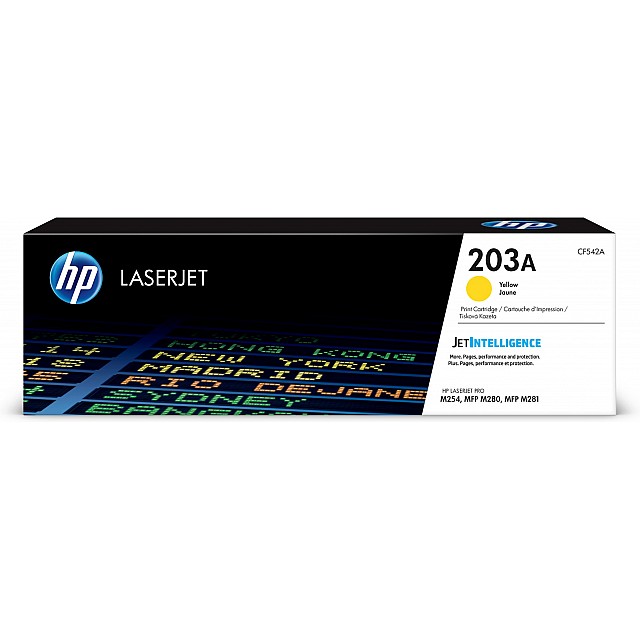 HP 203A Original Yellow LaserJet Toner Cartridge