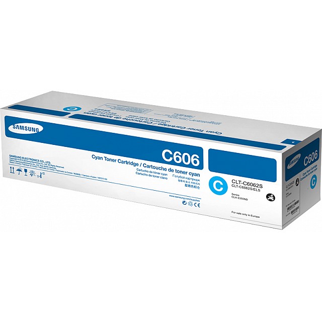 SAMSUNG CLT-C6062S/ELS Cyan Toner Cartridge