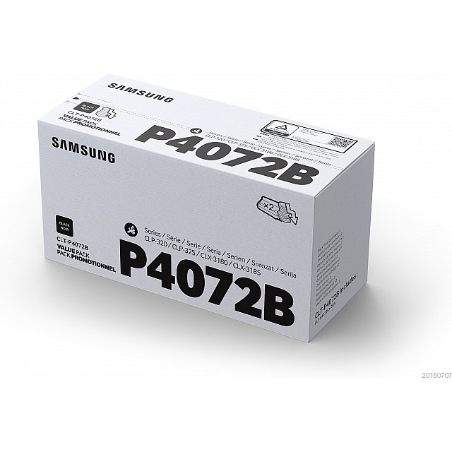 SAMSUNG original Toner cartridge LT-P4072B/ELS 2-pk Black Ca