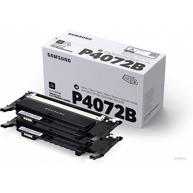 SAMSUNG original Toner cartridge LT-P4072B/ELS 2-pk Black Ca