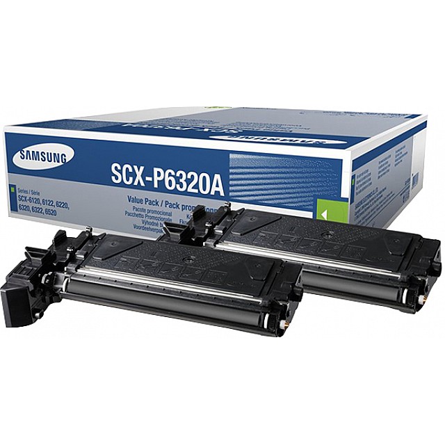 SAMSUNG SCX-P6320A/ELS 2-pack Black Toner Cartridge