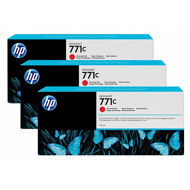 HP 771C original Ink cartridge B6Y32A chromatic red standard
