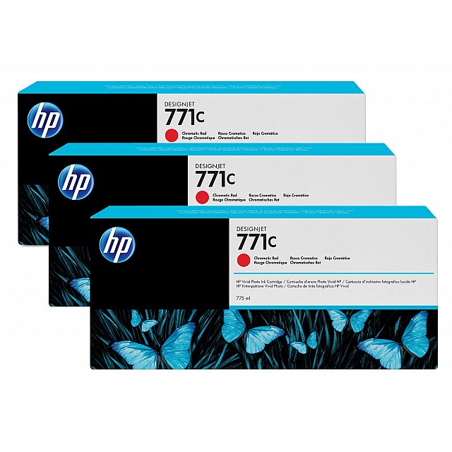 HP 771C original Ink cartridge B6Y32A chromatic red standard