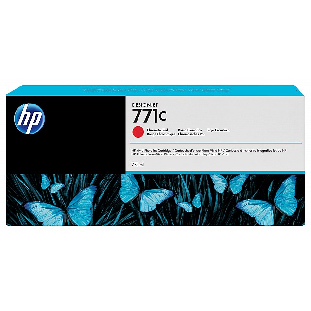 HP 771C original Ink cartridge B6Y08A chromatic red standard
