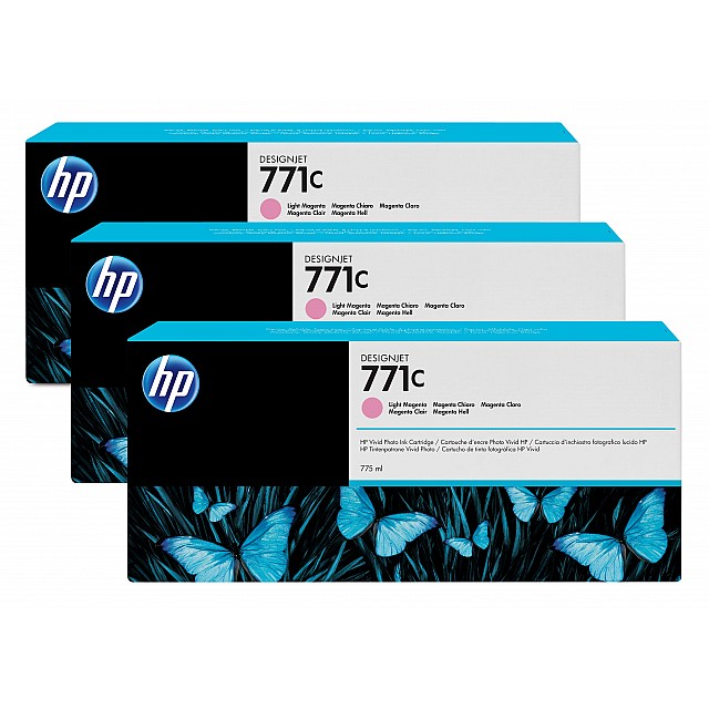 HP 771C original Ink cartridge B6Y35A light magenta standard