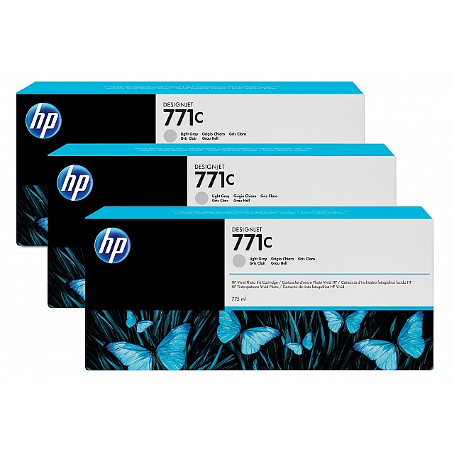 HP 771C original Ink cartridge B6Y38A light grey standard ca