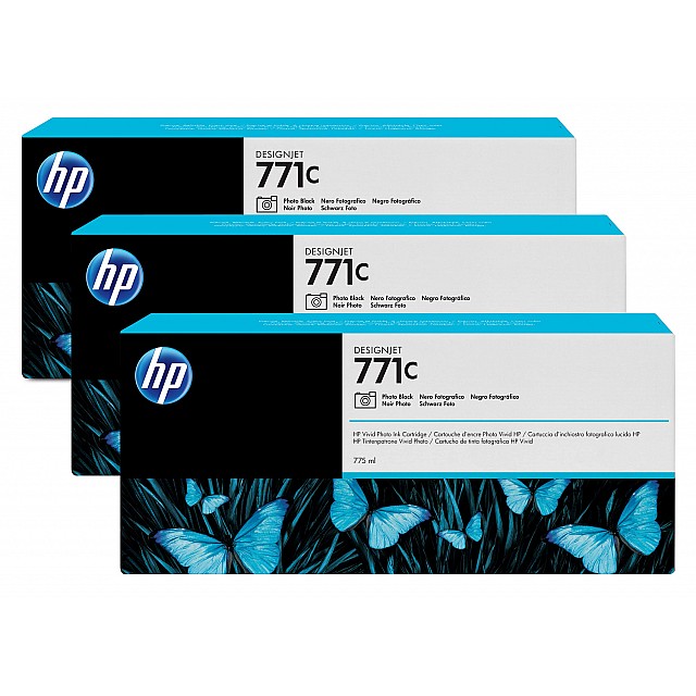 HP 771C original Ink cartridge B6Y37A photo black standard c