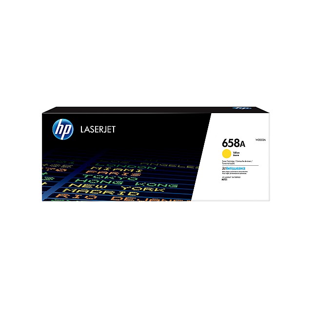 HP 658A Yellow LaserJet Toner Cartridge