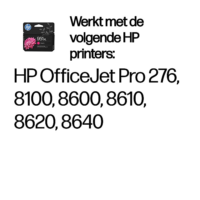 HP 951XL original Ink cartridge CN047AE BGX magenta high cap