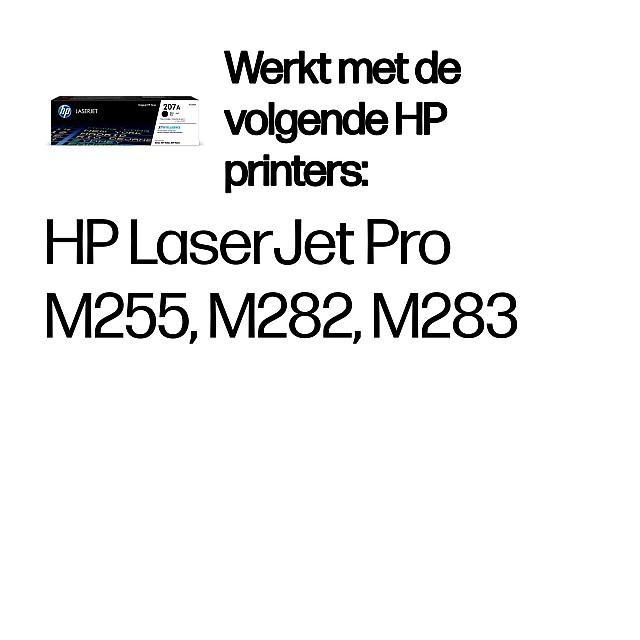 HP 207A Black LaserJet Toner Cartridge