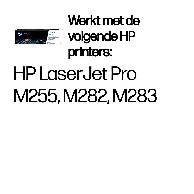 HP 207A Cyan LaserJet Toner Cartridge