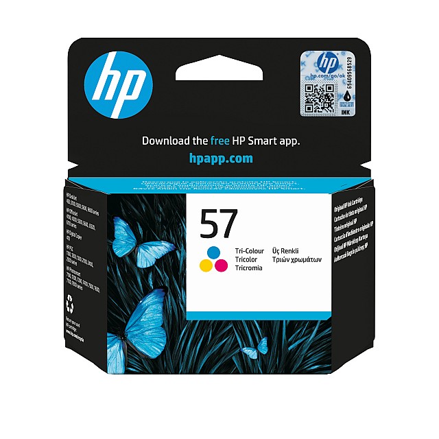 HP no 57 original tri-color Ink cartridge C6657AE ABE 17ml