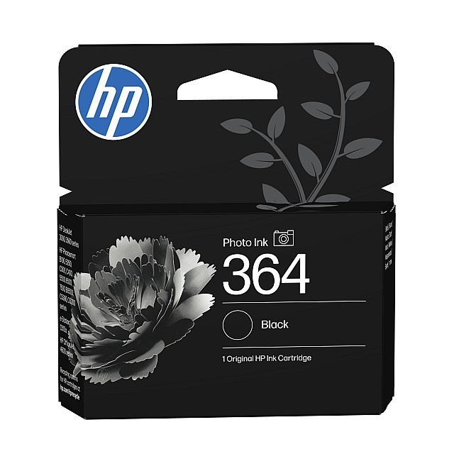 HP 364 original Ink cartridge CB317EE 301 photo black standa