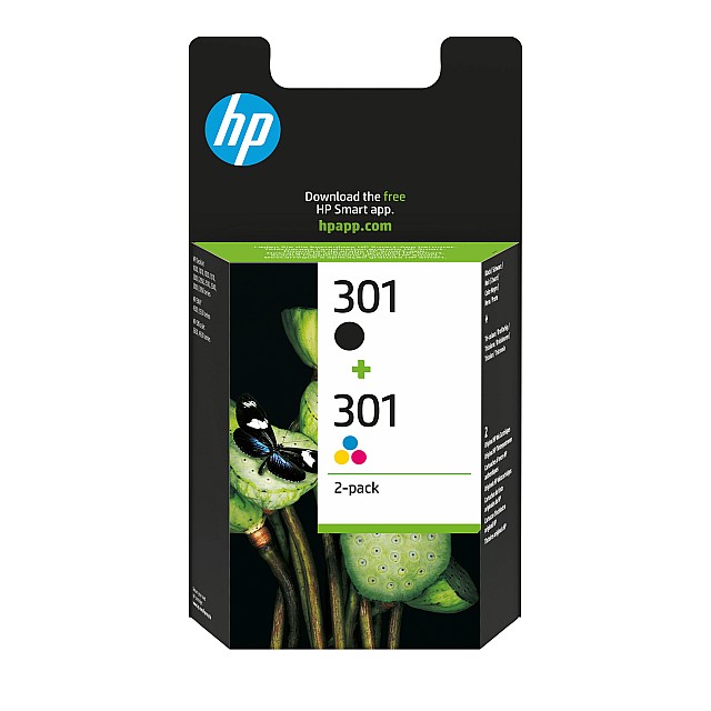 HP 301 original Ink cartridge N9J72AE 301 combo 2-Pack