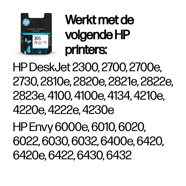HP 305 Tri-color Original Ink Cartridge
