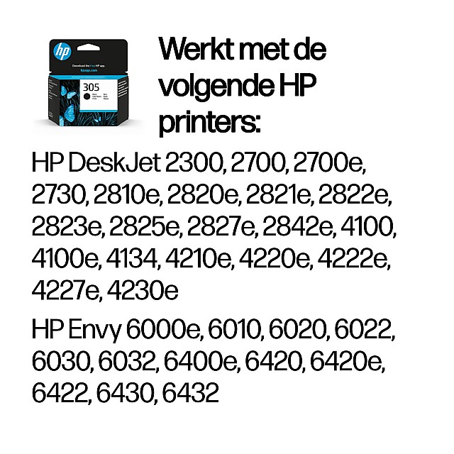 HP 305 Black Original Ink Cartridge