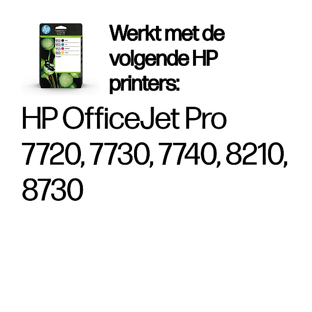 HP 953 CMYK Original Ink Cartridge 4-Pack HP 953 CMYK Original Ink Cartridge 4-Pack