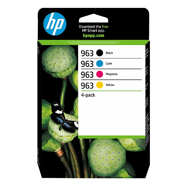 HP 963 CMYK Original Ink Cartridge 4-Pack
