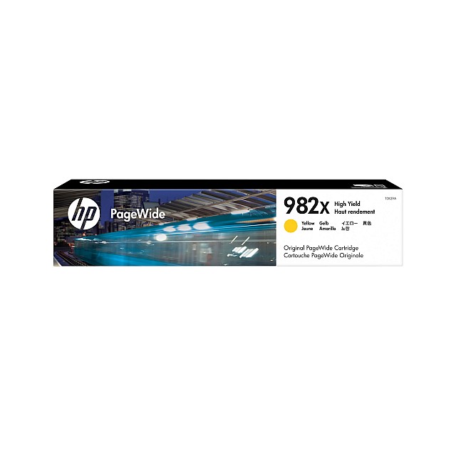 HP 982X High Yield Yellow Original PageWide Cartridge