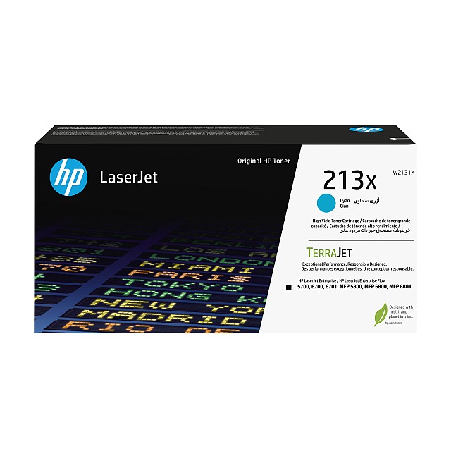 HP 213X Cyan Original LaserJet Toner Cartridge