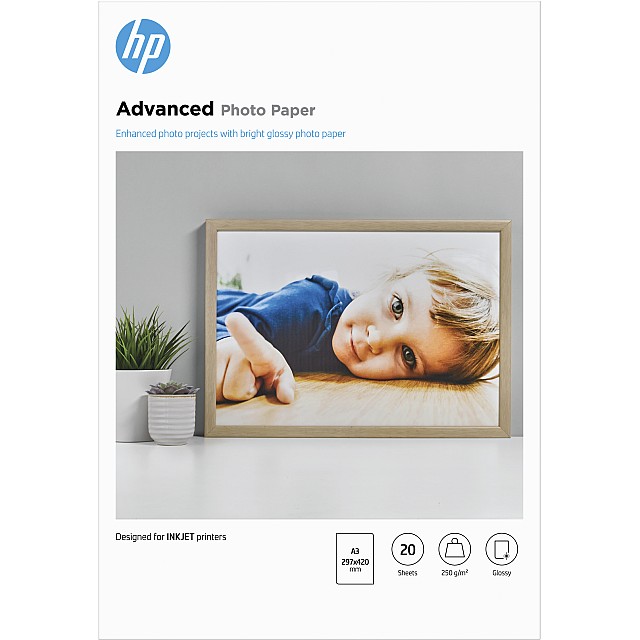 HP original Advanced glossy photo paper white Ink cartridge