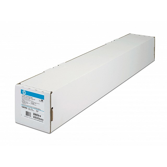 HP Bright White Papier helder wit inktjet 90g/m2 610mm x 45.