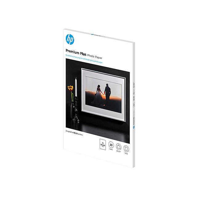 HP Premium Plus Glossy Photo Paper wit 300g/m2 A3 20 sheets