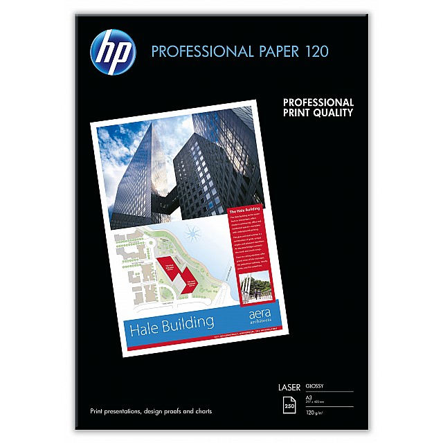 HP Professional glossy paper laser 120g/m2 A3 250 sheets 1-p