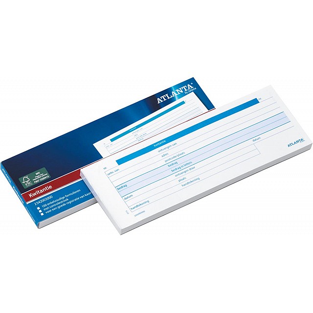 ATLANTA KWITANTIEBOEK 100VL 5X