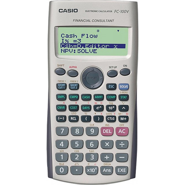 CASIO FINANC REK.MACH FC100V