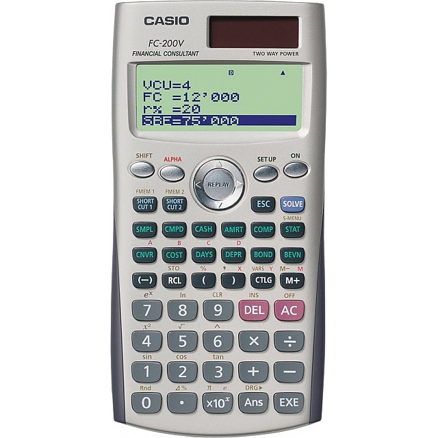 CASIO FINANC REK.MACH FC200V