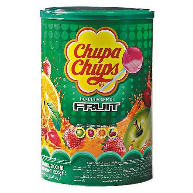 CHUPA CHUPS FRUIT TUBE PK100