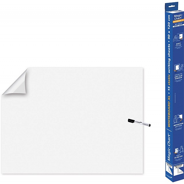 LEGA MAGIC CHART XL WHITEBOARD FOLIE 90X120  1 rol 15 vel