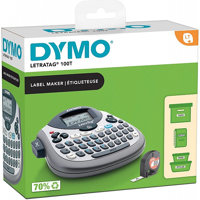 DYMO LETRATAG LT100T+TAPE QW