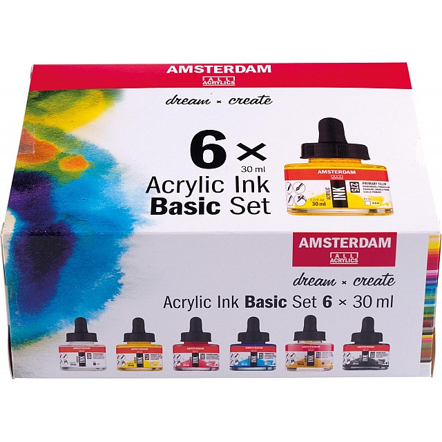 ACRYLINKT 6X30ML ASS BASISSET