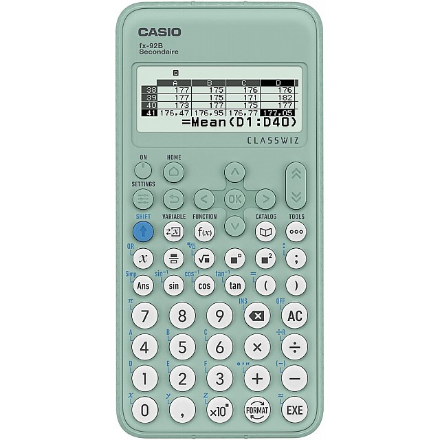 CASIO FX92B SECONDAIRE