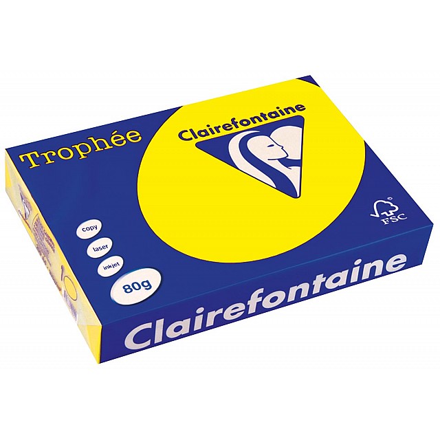 TROPHEE A4 80G 500V FLUOGEEL 2977PC