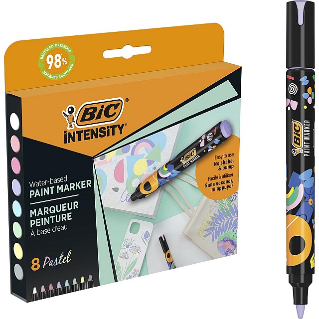 BIC PAINTMARKER PASTEL PK8