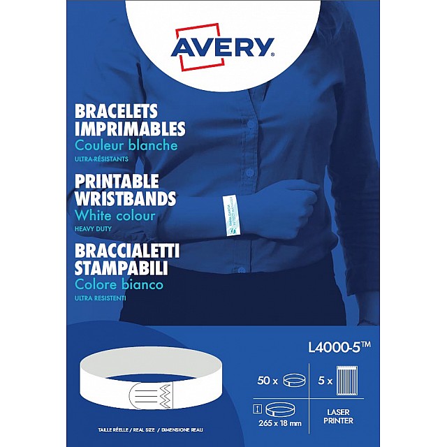AVERY BEDRUKB POLSBAND WT P50
