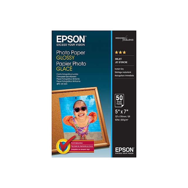 EPSON Photo paper glossy 200g/m2 130x180mm 50 sheets 1-pack