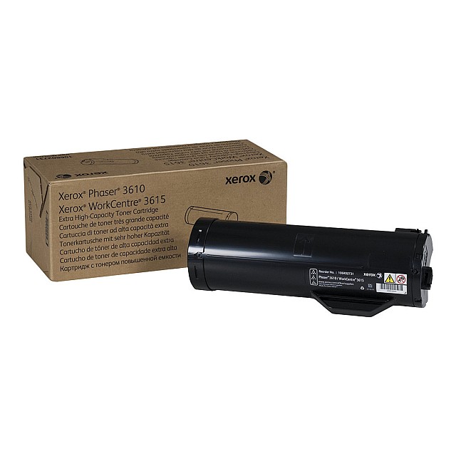 XEROX Phaser 3610 WorkCentre 3615 tonercartridge zwart extra