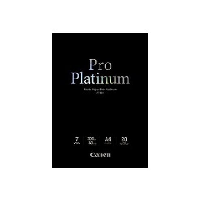 CANON PT-101 pro platinum photo paper inktjet 300g/m2 A4 20
