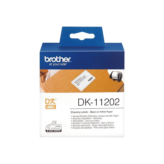 BROTHER P-Touch DK-11202 die-cut mailing label 62x100mm 300