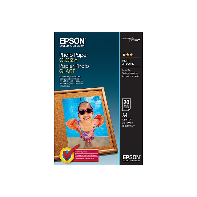 EPSON S042538 Photo paper glossy 200g/m2 A4 20 sheets 1-pack