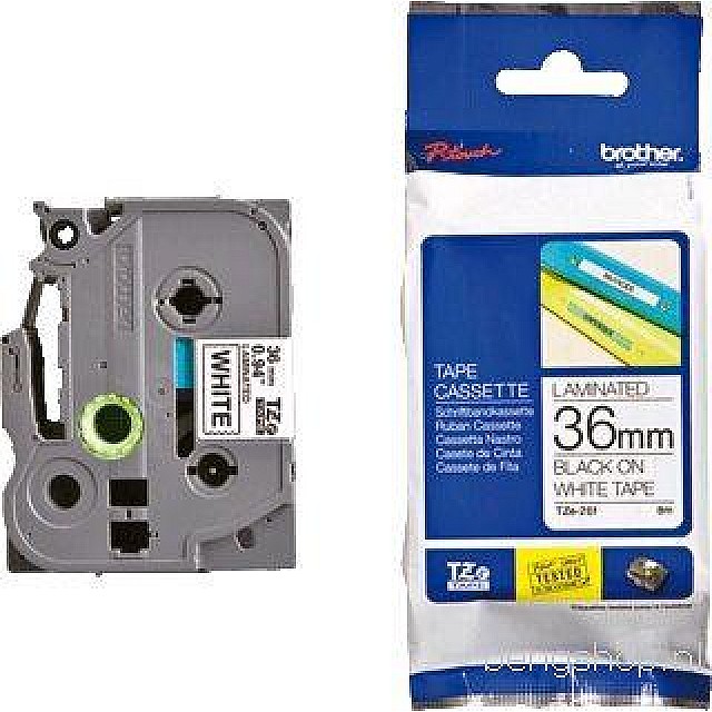 BROTHER P-Touch TZE-261CIV black on white