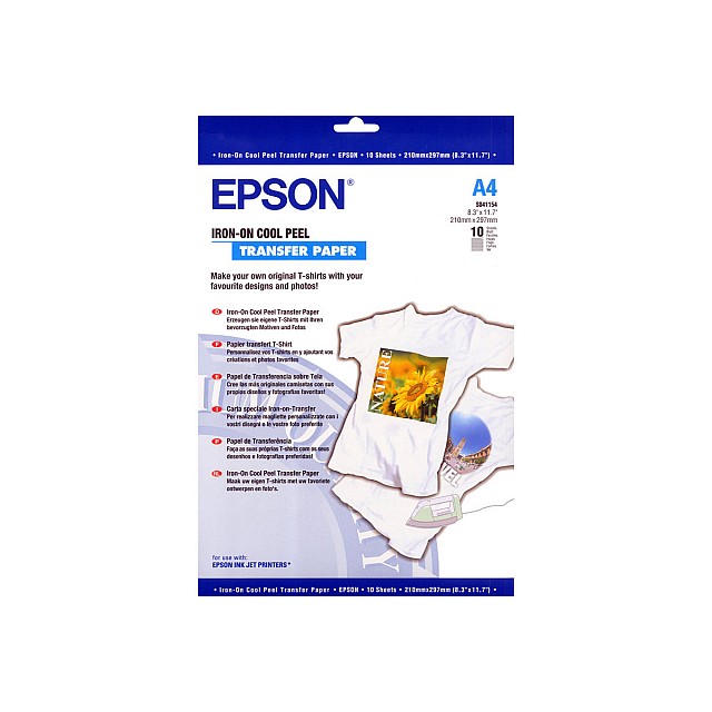 EPSON S041154 Iron-on-transfer paper 120g/m2 A4 10 sheets 1-
