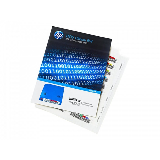 HPE LTO Ultrium 5 WORM automation barcode labelled 110-pack