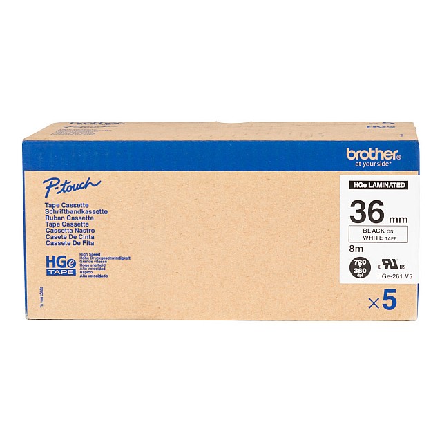 BROTHER HGe261V5 tape cassette 36mmx8m