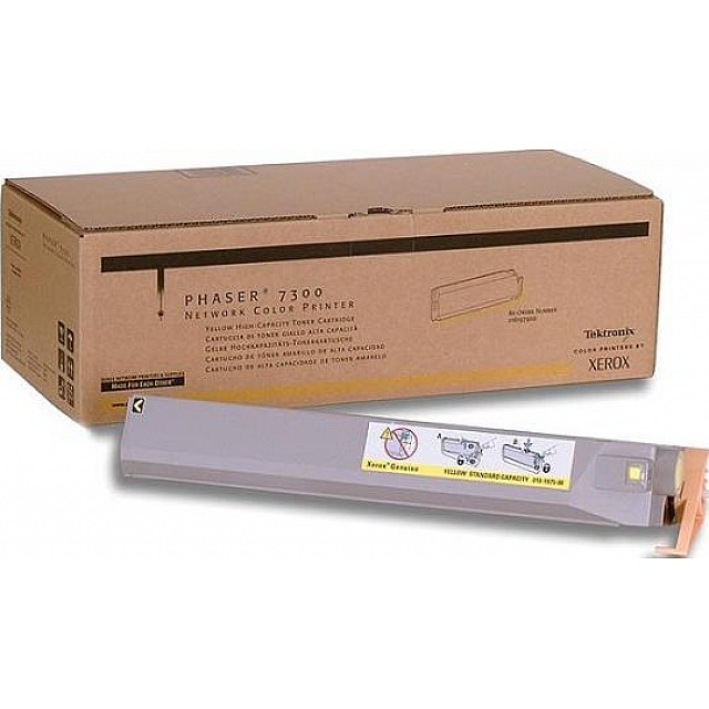 XEROX Phaser 7300 toner cartridge yellow high capacity 15.00
